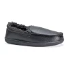 MUK LUKS Men's Moccasin Slippers -Fashion Shoes-Muk Luks 2604299 Black