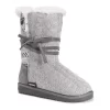 MUK LUKS Clementine Women's Winter Boots -Fashion Shoes-Muk Luks 3772503 Light Gray