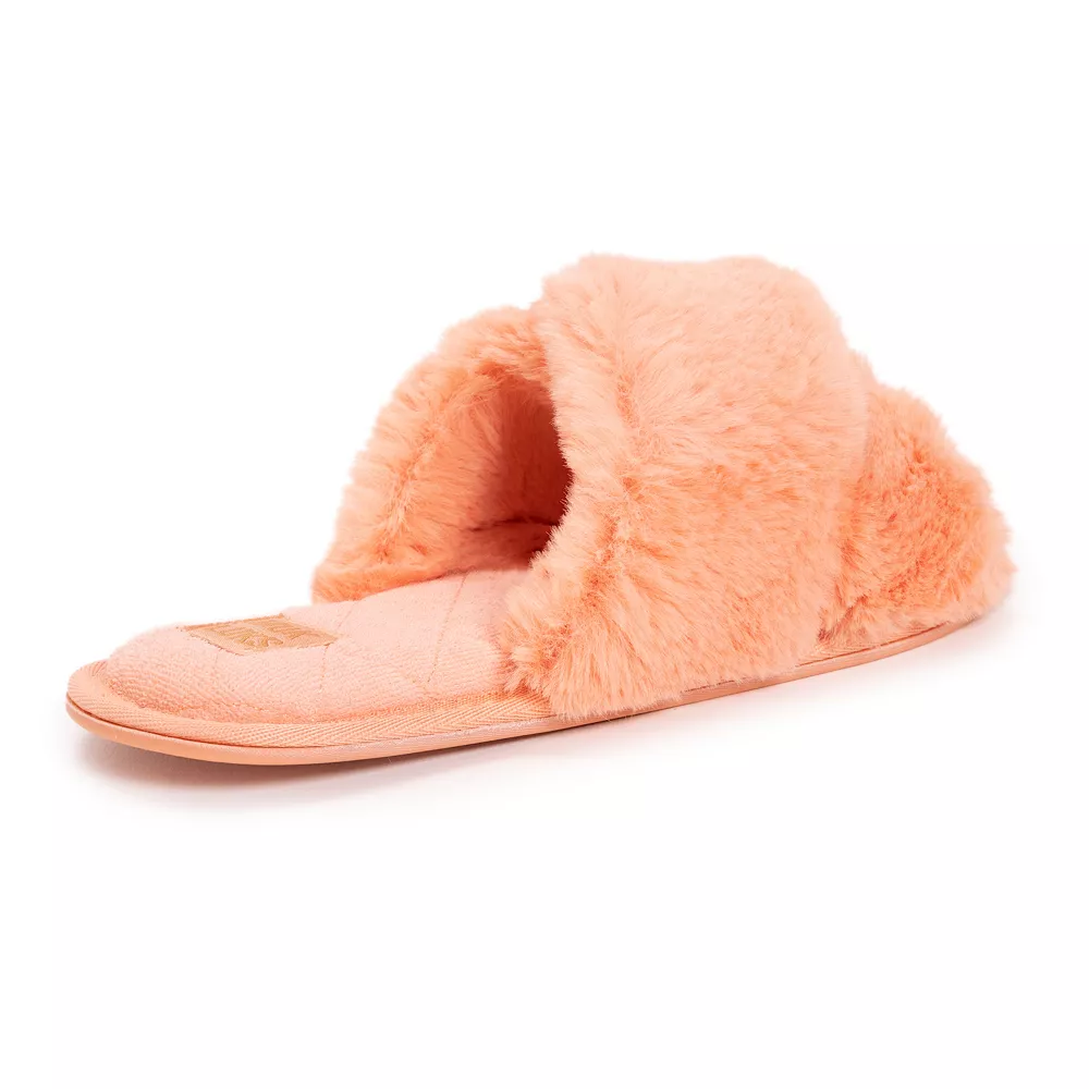 Women's MUK LUKS Perley Criss-Cross Slippers 8 Women's MUK LUKS Perley Criss-Cross Slippers - Image 6