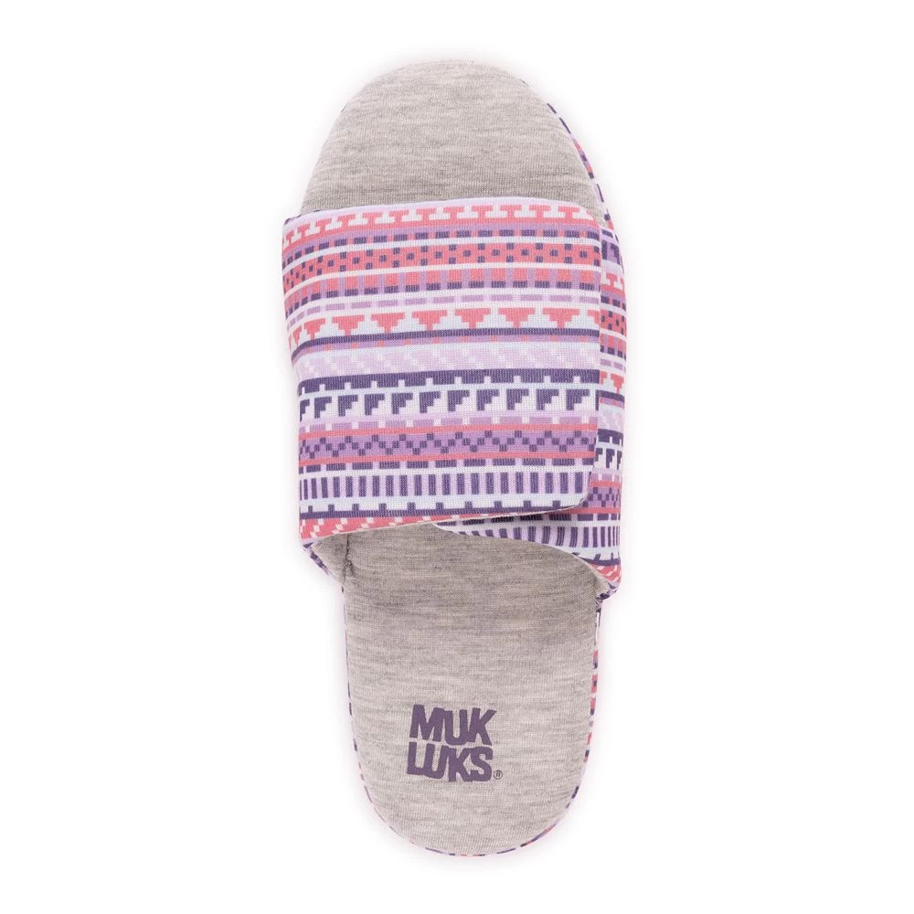 Women's MUK LUKS Ansley Jersey Slide Slippers 5 Women's MUK LUKS Ansley Jersey Slide Slippers - Image 3
