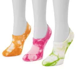 Women's MUK LUKS No-Show Sport Socks 3-Pack