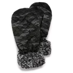 Women's MUK LUKS Quilted Frosted Sherpa Mittens