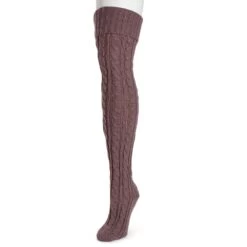Women's MUK LUKS Cable Knit Over-the-Knee Socks