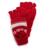Women's MUK LUKS Fair Isle Flip-Top Mittens -Fashion Shoes-Muk Luks 5261951 Poppy