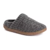 Men's MUK LUKS Marcel Slippers -Fashion Shoes-Muk Luks 5331606 Dark Gray Heather