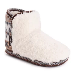 Women's MUK LUKS Anita Sherpa Boot Slippers