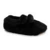 Women's MUK LUKS Faux Fur Pom Ballerina Slippers 2 Women's MUK LUKS Faux Fur Pom Ballerina Slippers -Fashion Shoes-Muk Luks 5474330 Ebony
