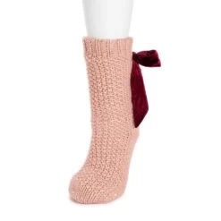 Women's MUK LUKS Ribbon Cabin Socks