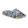 Essentials By MUK LUKS Pool Party Women's Slide Sandals -Fashion Shoes-Muk Luks 5618891 Neon Leopard