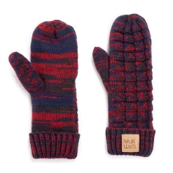 Women's MUK LUKS Patch Pom Mittens