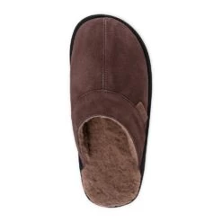 MUK LUKS Abbott Men's Leather Scuff Slippers -Fashion Shoes-Muk Luks 6216608 ALT4