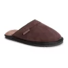 MUK LUKS Abbott Men's Leather Scuff Slippers -Fashion Shoes-Muk Luks 6216608 Mahogany