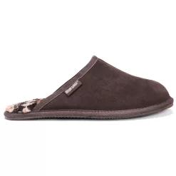 MUK LUKS Men's Leather Suede Berber Fleece Scuff Slippers -Fashion Shoes-Muk Luks 873504 ALT5