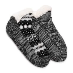 MUK LUKS Women's 2 Pack Short Cabin Sock