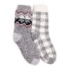 MUK LUKS Women's 2 Pack Cozy Cabin Socks -Fashion Shoes-Muk Luks GUEST 21f2ef1b a074 4d11 9d5d b88d48347b8b