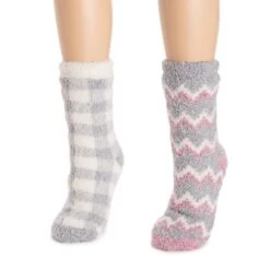 MUK LUKS Women's 2 Pack Cozy Cabin Socks -Fashion Shoes-Muk Luks GUEST 3d5f2585 d5c4 4166 a8af 92b80831b0a4