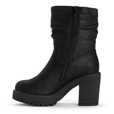 MUK LUKS Women's Riser Pop Heeled Boots 8 MUK LUKS Women's Riser Pop Heeled Boots - Image 6