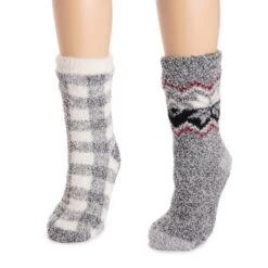 MUK LUKS Women's 2 Pack Cozy Cabin Socks -Fashion Shoes-Muk Luks GUEST a71a9c52 e648 4100 86fb 9522d6ef46f1