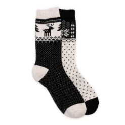 MUK LUKS Women's 2 Pack Wool Socks