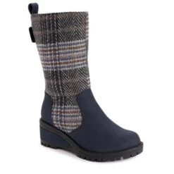 MUK LUKS Women's Norway Floro Wedge Boots -Fashion Shoes-Muk Luks GUEST d624c498 a30e 4d08 bd57 7bc00bc2612a