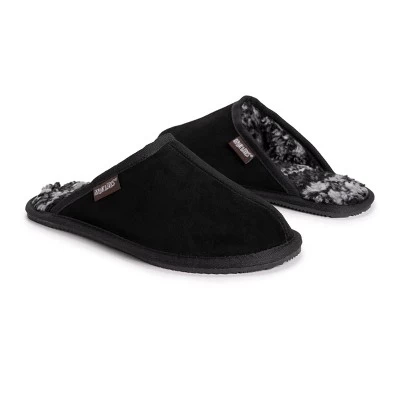MUK LUKS Men's Dave Printed Berber Suede Scuff 6 MUK LUKS Men's Dave Printed Berber Suede Scuff - Image 4