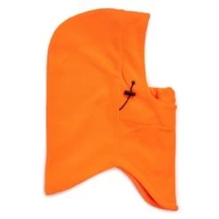 MUK LUKS Quietwear Men's Long Fleece Hood, Blaze, One Size Fits Most